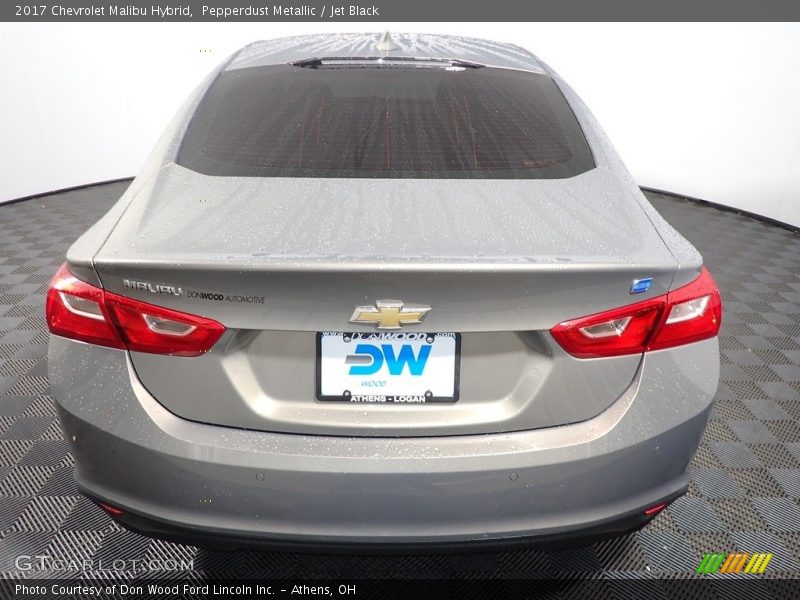 Pepperdust Metallic / Jet Black 2017 Chevrolet Malibu Hybrid