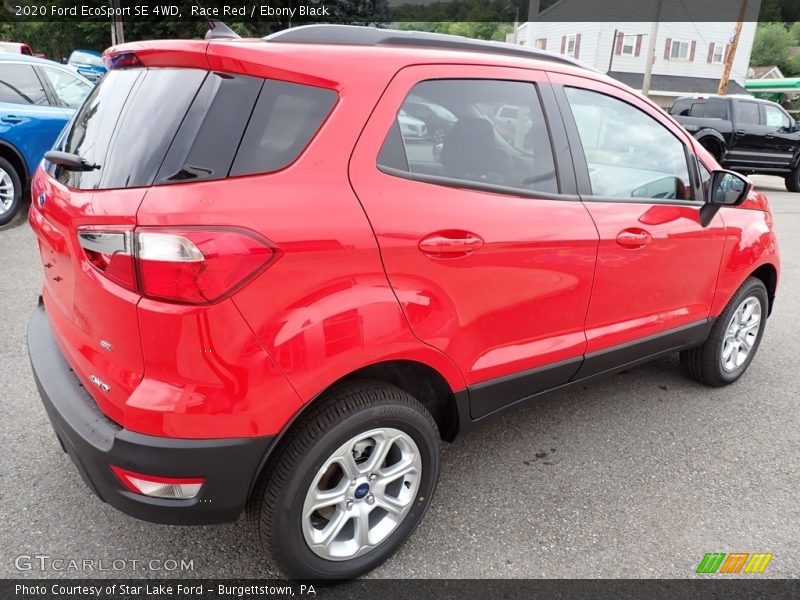Race Red / Ebony Black 2020 Ford EcoSport SE 4WD