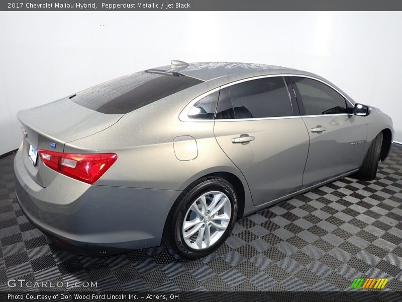 Pepperdust Metallic / Jet Black 2017 Chevrolet Malibu Hybrid