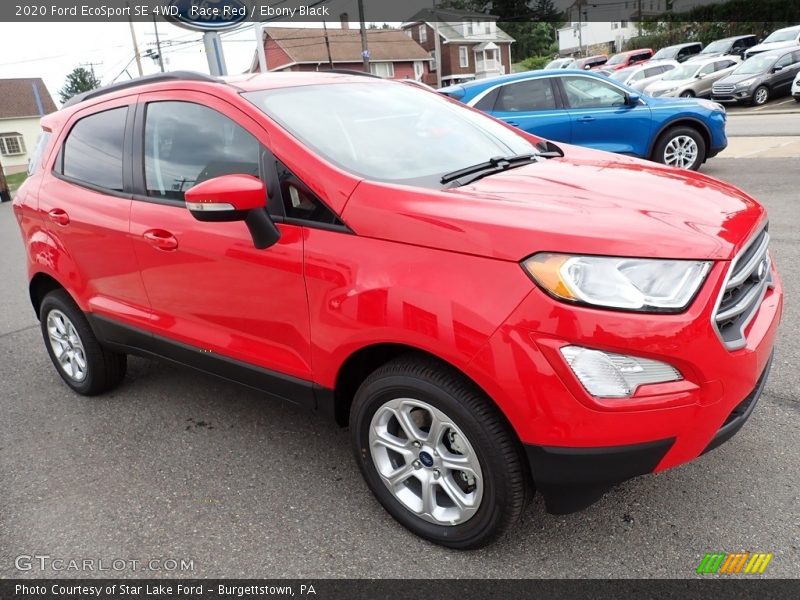 Race Red / Ebony Black 2020 Ford EcoSport SE 4WD
