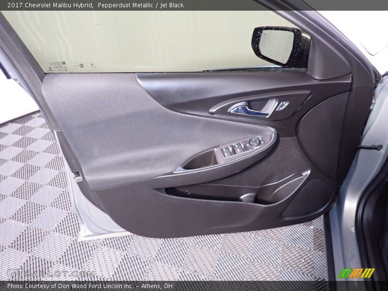 Pepperdust Metallic / Jet Black 2017 Chevrolet Malibu Hybrid