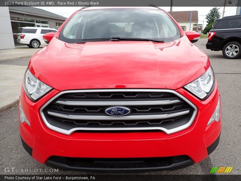 Race Red / Ebony Black 2020 Ford EcoSport SE 4WD