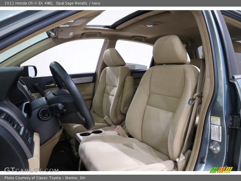 Opal Sage Metallic / Ivory 2011 Honda CR-V EX 4WD