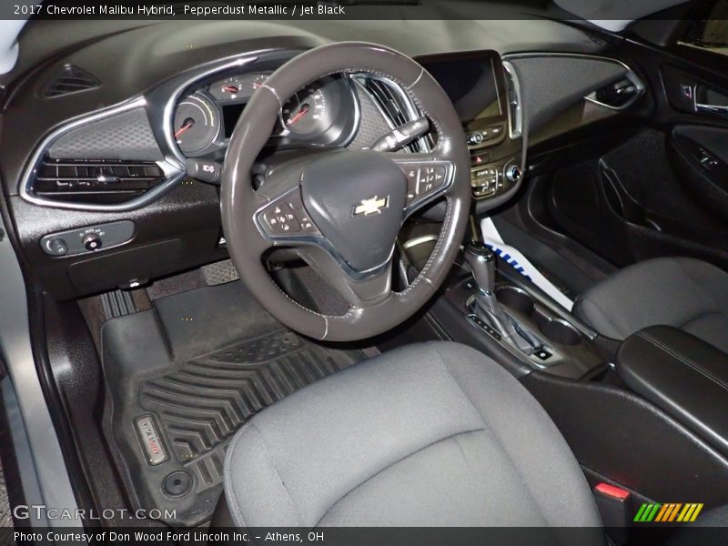 Pepperdust Metallic / Jet Black 2017 Chevrolet Malibu Hybrid