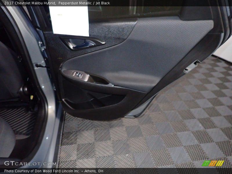 Pepperdust Metallic / Jet Black 2017 Chevrolet Malibu Hybrid