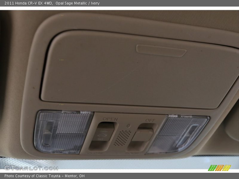 Opal Sage Metallic / Ivory 2011 Honda CR-V EX 4WD