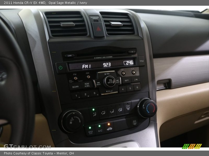 Opal Sage Metallic / Ivory 2011 Honda CR-V EX 4WD