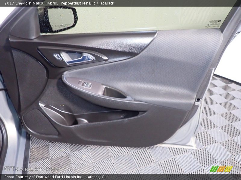 Pepperdust Metallic / Jet Black 2017 Chevrolet Malibu Hybrid