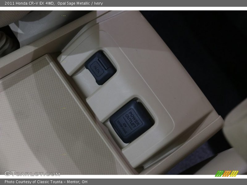 Opal Sage Metallic / Ivory 2011 Honda CR-V EX 4WD