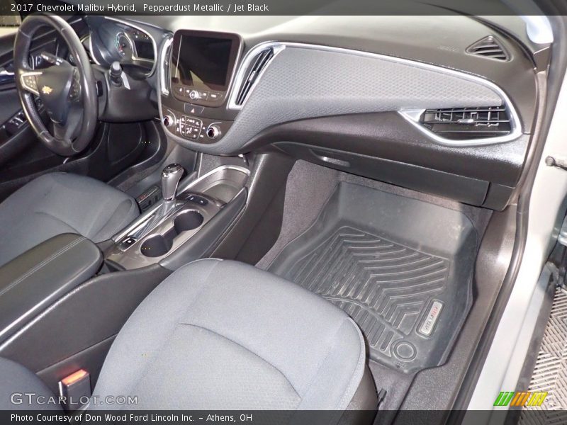 Pepperdust Metallic / Jet Black 2017 Chevrolet Malibu Hybrid