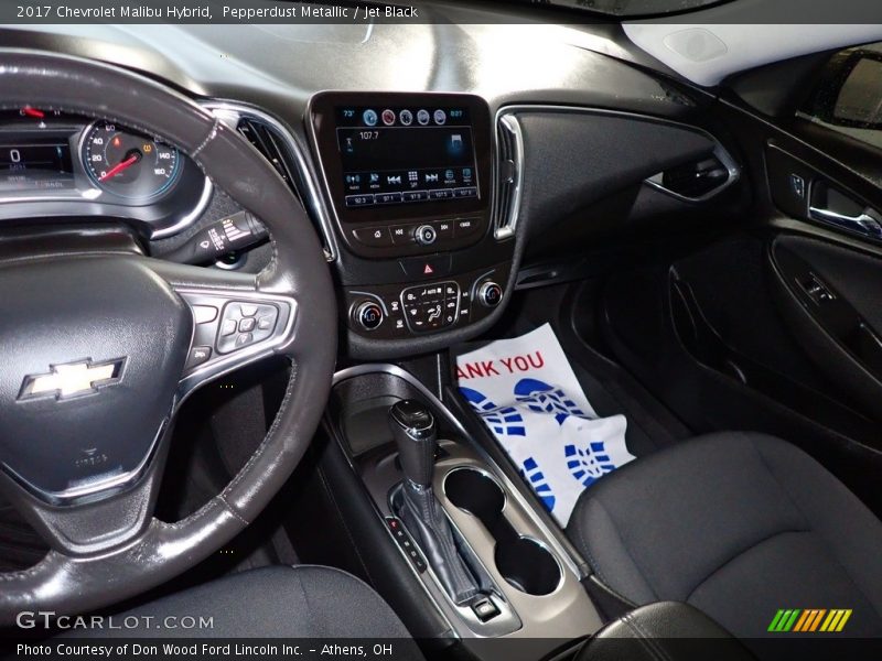 Pepperdust Metallic / Jet Black 2017 Chevrolet Malibu Hybrid