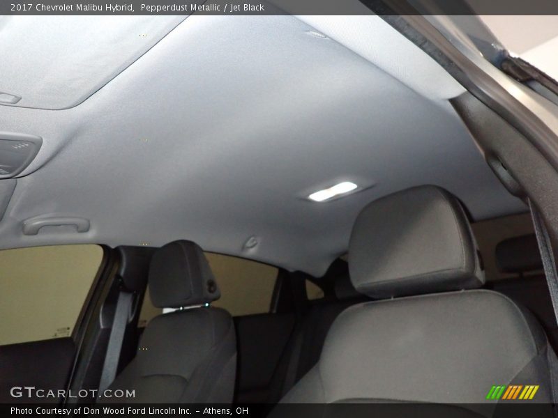 Pepperdust Metallic / Jet Black 2017 Chevrolet Malibu Hybrid