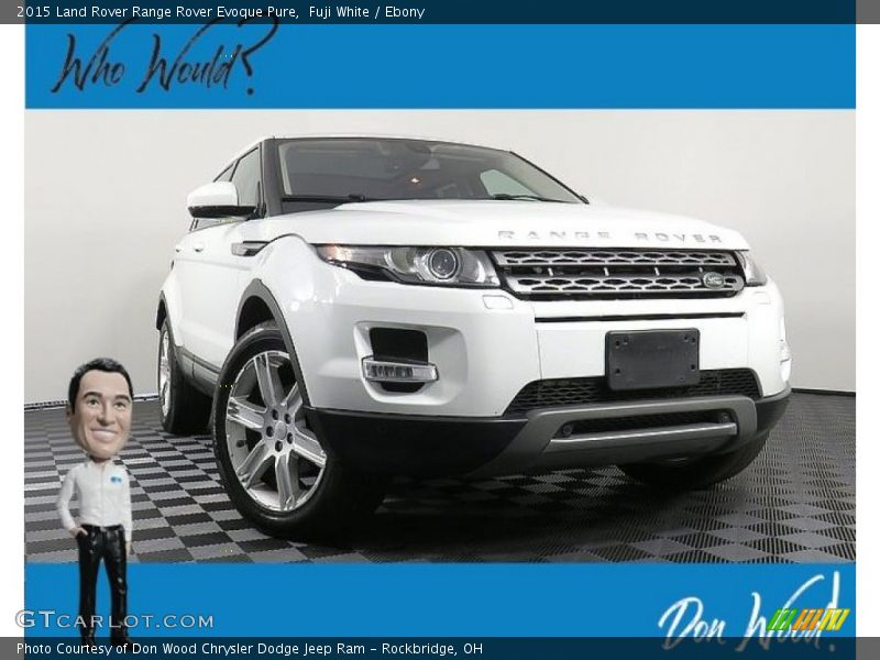 Fuji White / Ebony 2015 Land Rover Range Rover Evoque Pure