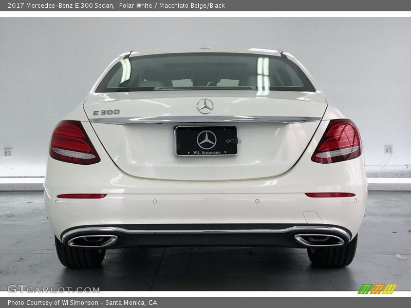 Polar White / Macchiato Beige/Black 2017 Mercedes-Benz E 300 Sedan