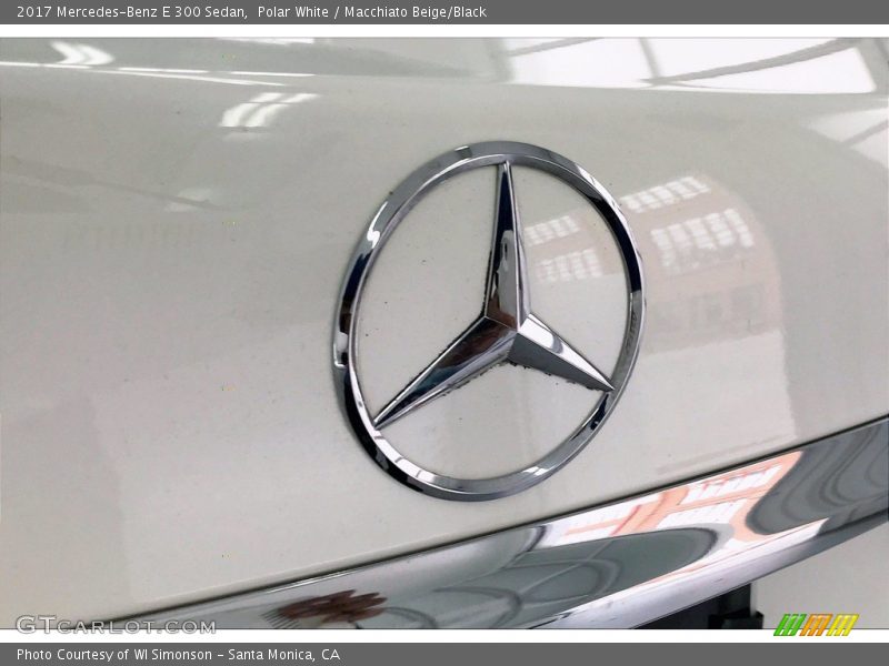 Polar White / Macchiato Beige/Black 2017 Mercedes-Benz E 300 Sedan