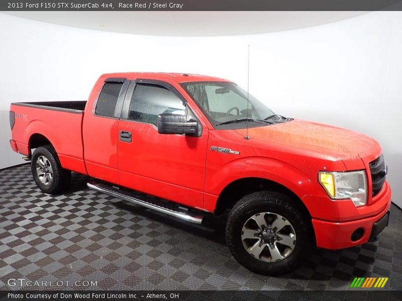 Race Red / Steel Gray 2013 Ford F150 STX SuperCab 4x4