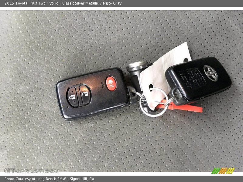 Classic Silver Metallic / Misty Gray 2015 Toyota Prius Two Hybrid
