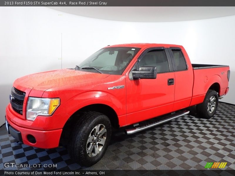 Race Red / Steel Gray 2013 Ford F150 STX SuperCab 4x4