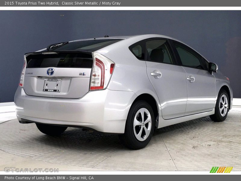 Classic Silver Metallic / Misty Gray 2015 Toyota Prius Two Hybrid