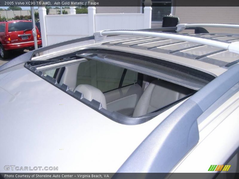 Ash Gold Metallic / Taupe 2005 Volvo XC90 T6 AWD