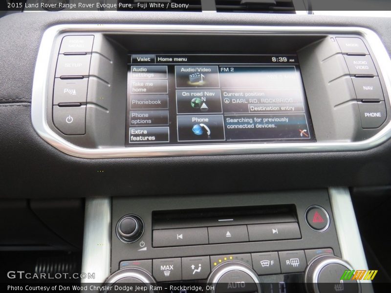 Fuji White / Ebony 2015 Land Rover Range Rover Evoque Pure