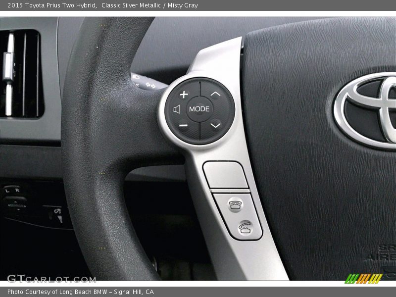 Classic Silver Metallic / Misty Gray 2015 Toyota Prius Two Hybrid