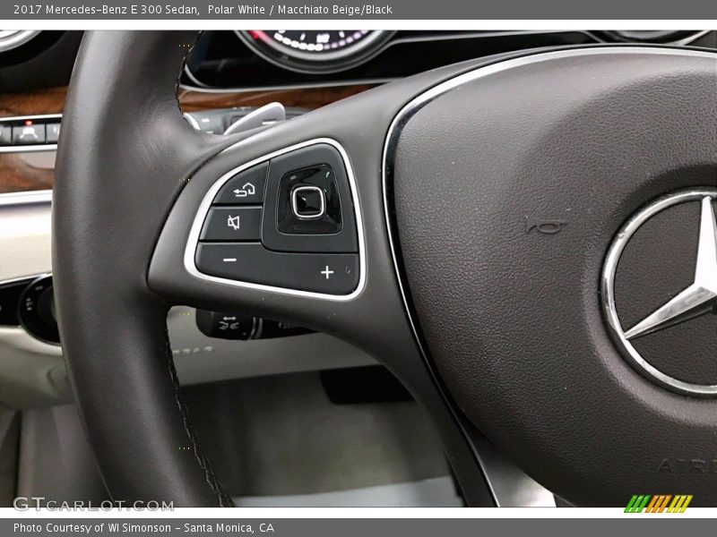 Polar White / Macchiato Beige/Black 2017 Mercedes-Benz E 300 Sedan