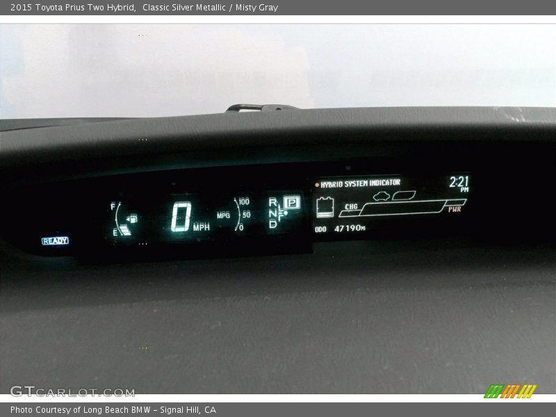 Classic Silver Metallic / Misty Gray 2015 Toyota Prius Two Hybrid