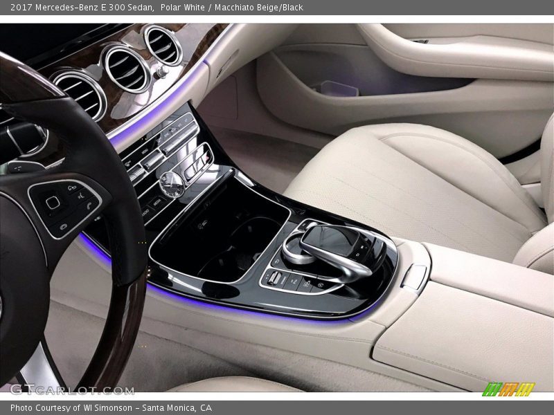 Polar White / Macchiato Beige/Black 2017 Mercedes-Benz E 300 Sedan
