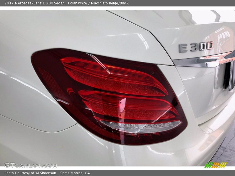 Polar White / Macchiato Beige/Black 2017 Mercedes-Benz E 300 Sedan