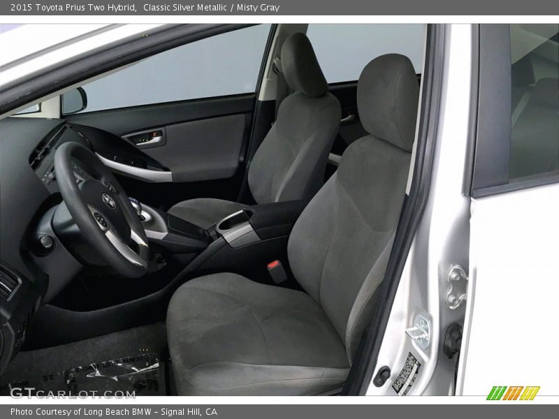 Classic Silver Metallic / Misty Gray 2015 Toyota Prius Two Hybrid