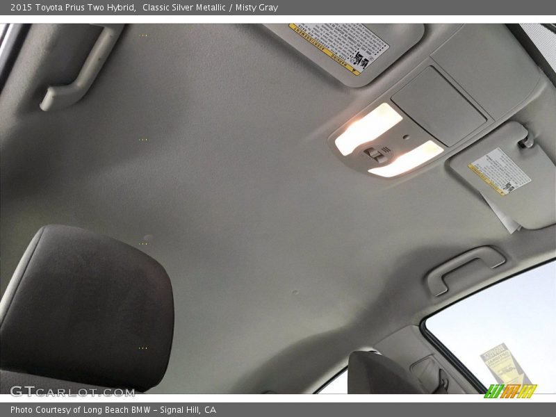 Classic Silver Metallic / Misty Gray 2015 Toyota Prius Two Hybrid