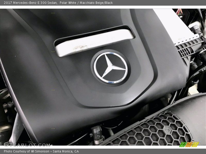 Polar White / Macchiato Beige/Black 2017 Mercedes-Benz E 300 Sedan