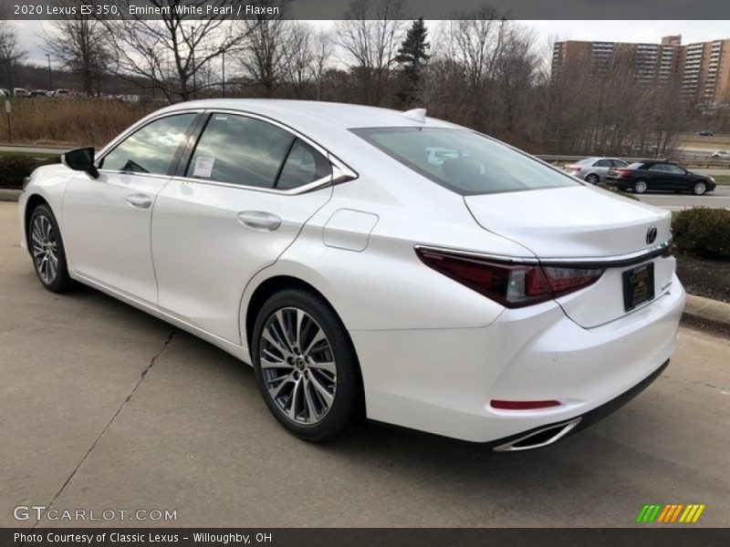 Eminent White Pearl / Flaxen 2020 Lexus ES 350