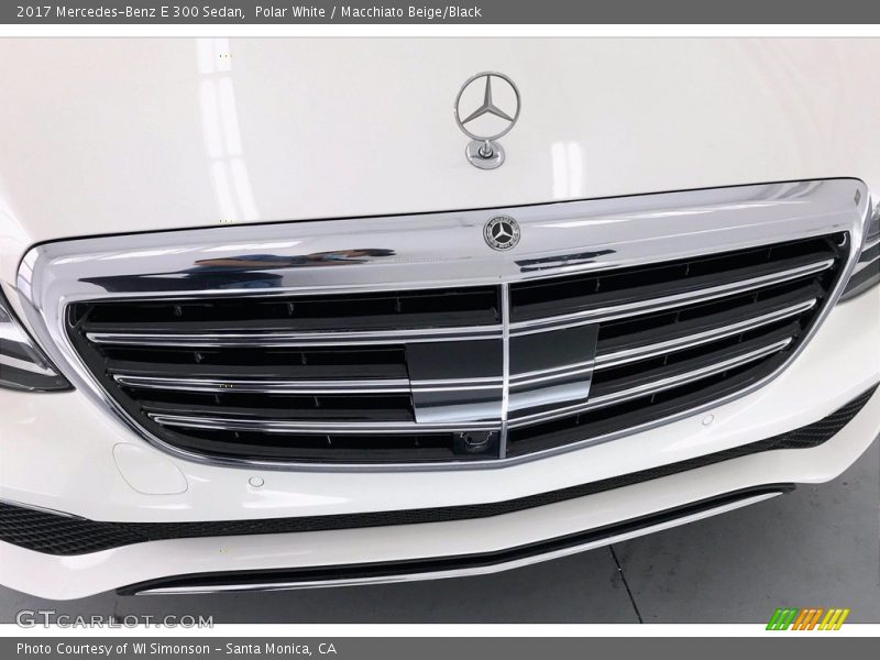 Polar White / Macchiato Beige/Black 2017 Mercedes-Benz E 300 Sedan