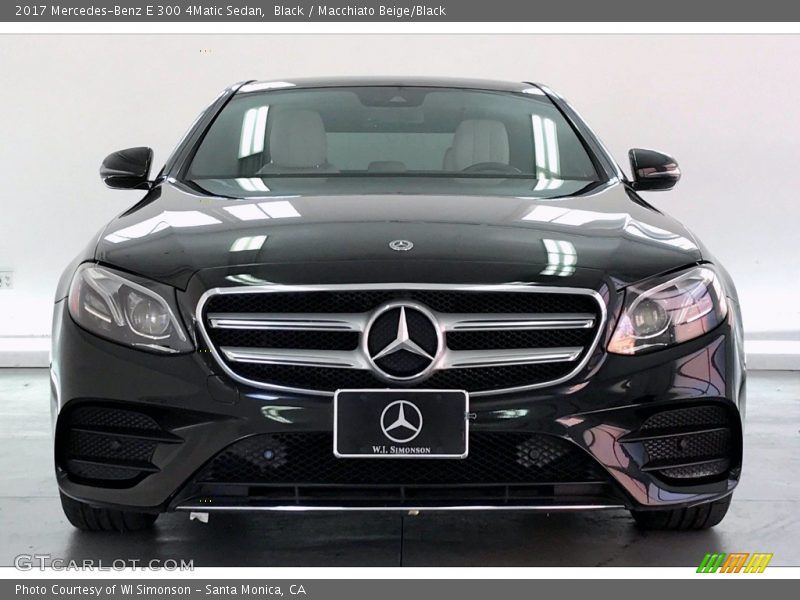 Black / Macchiato Beige/Black 2017 Mercedes-Benz E 300 4Matic Sedan