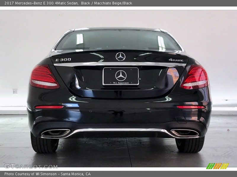 Black / Macchiato Beige/Black 2017 Mercedes-Benz E 300 4Matic Sedan