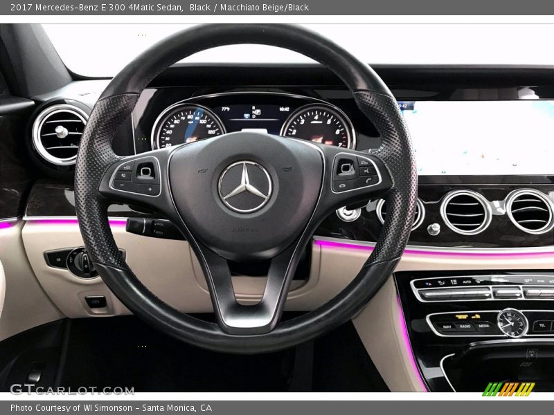 Black / Macchiato Beige/Black 2017 Mercedes-Benz E 300 4Matic Sedan