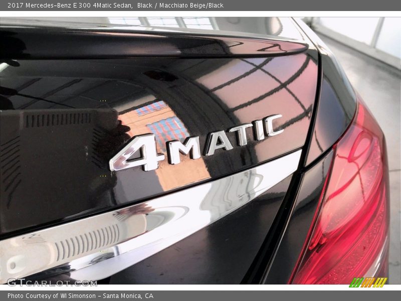 Black / Macchiato Beige/Black 2017 Mercedes-Benz E 300 4Matic Sedan
