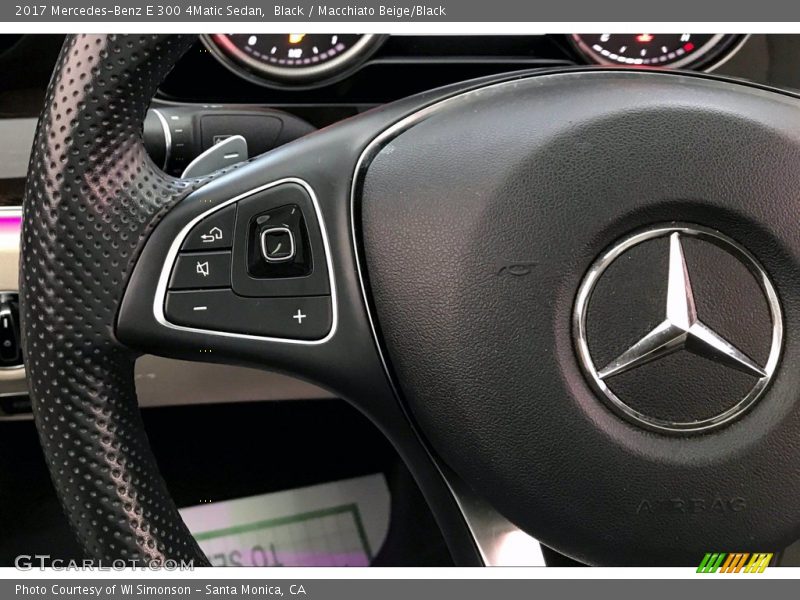Black / Macchiato Beige/Black 2017 Mercedes-Benz E 300 4Matic Sedan