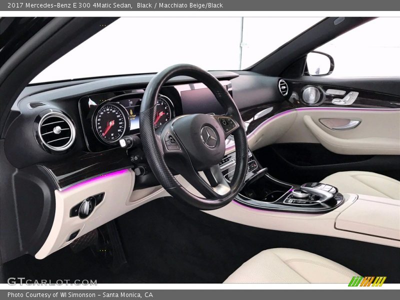 Black / Macchiato Beige/Black 2017 Mercedes-Benz E 300 4Matic Sedan