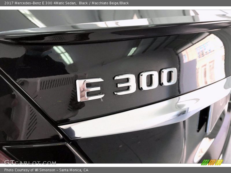 Black / Macchiato Beige/Black 2017 Mercedes-Benz E 300 4Matic Sedan