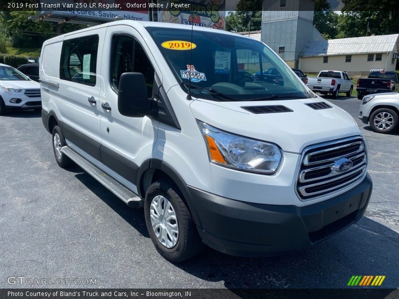 Oxford White / Pewter 2019 Ford Transit Van 250 LR Regular