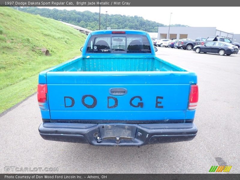 Bright Jade Metallic / Mist Gray 1997 Dodge Dakota Sport Regular Cab