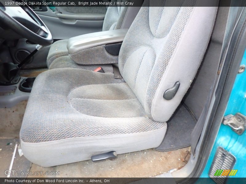 Bright Jade Metallic / Mist Gray 1997 Dodge Dakota Sport Regular Cab