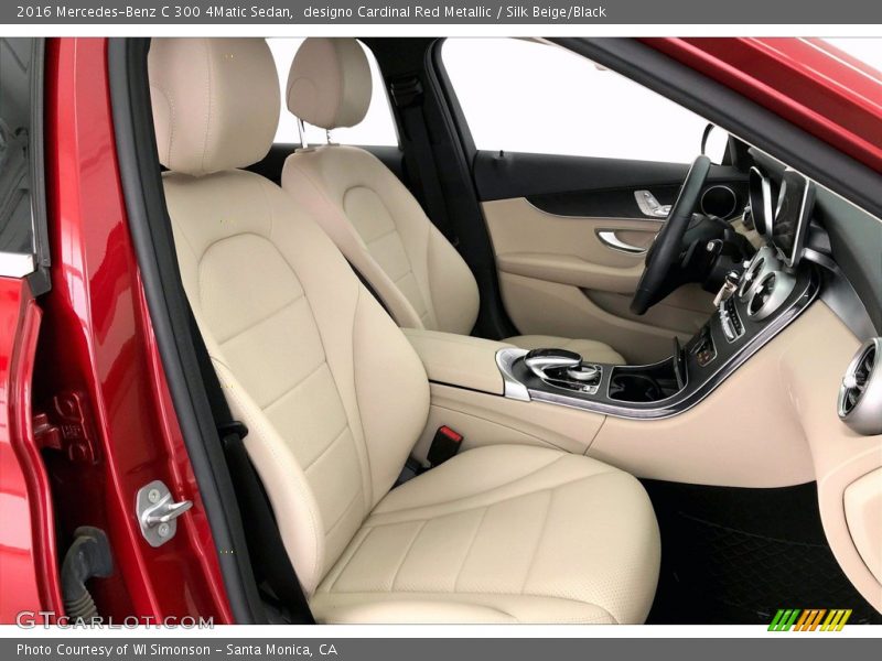 designo Cardinal Red Metallic / Silk Beige/Black 2016 Mercedes-Benz C 300 4Matic Sedan