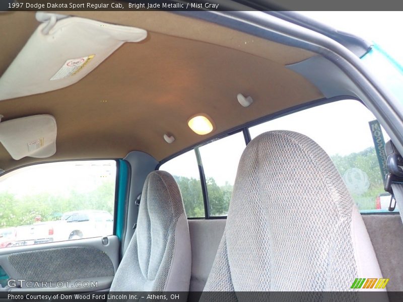 Bright Jade Metallic / Mist Gray 1997 Dodge Dakota Sport Regular Cab