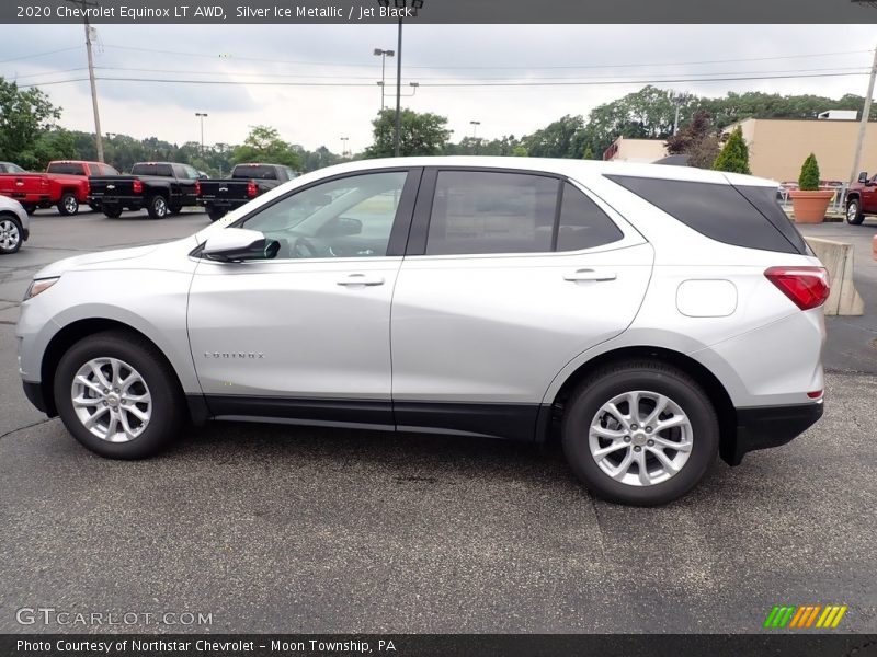 Silver Ice Metallic / Jet Black 2020 Chevrolet Equinox LT AWD