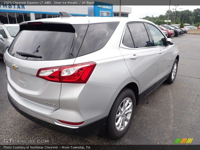 Silver Ice Metallic / Jet Black 2020 Chevrolet Equinox LT AWD