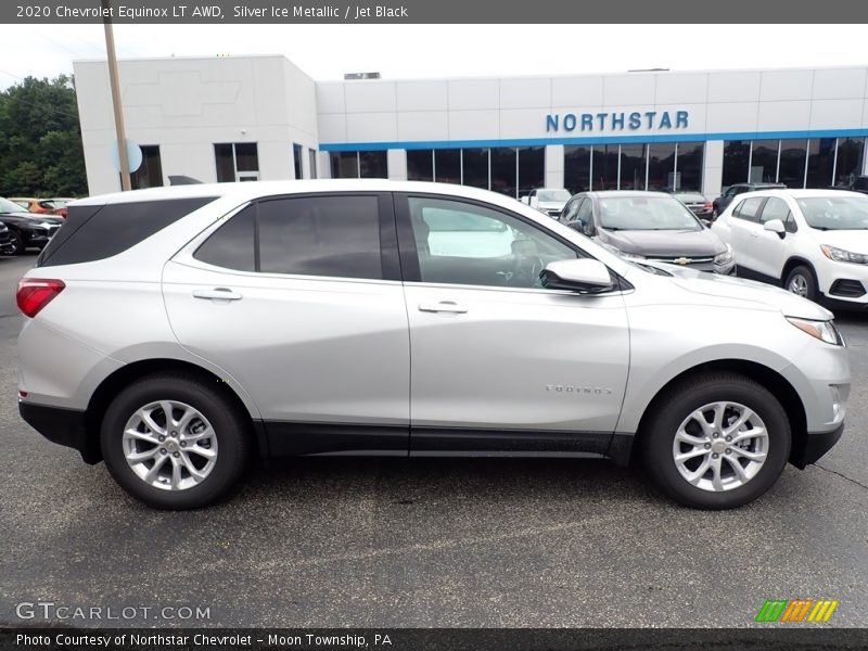 Silver Ice Metallic / Jet Black 2020 Chevrolet Equinox LT AWD